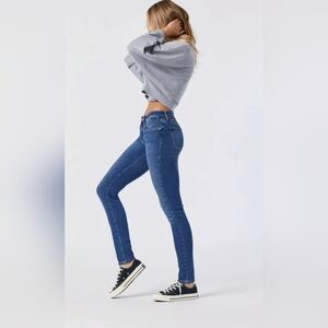 French Connection Denim Skin Tight Skinny Jeans Medium Wash Size 6